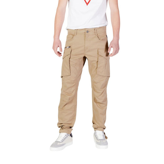 Replay Beige Cotton Relaxed Fit Jean