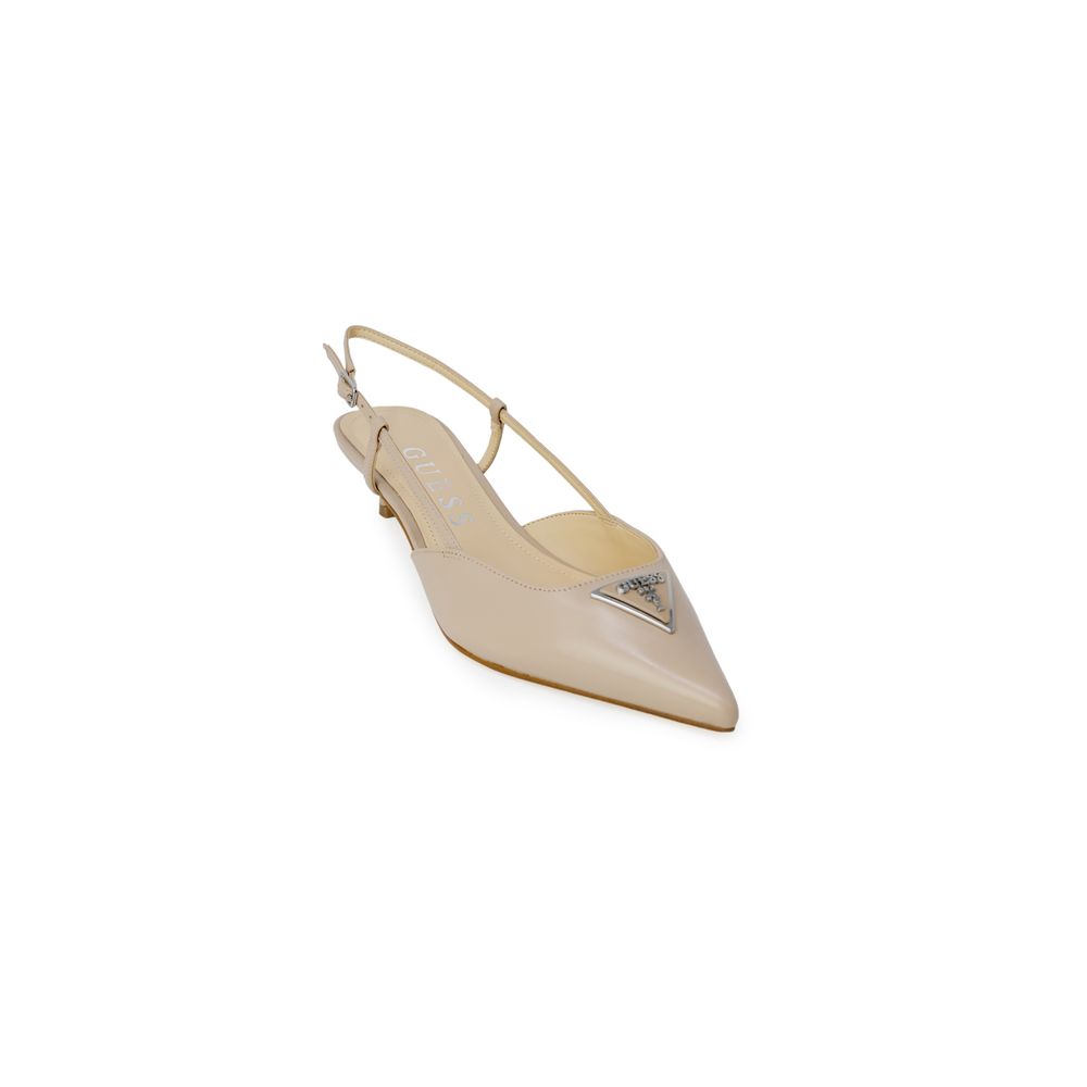 Guess Beige Polyester High Heel