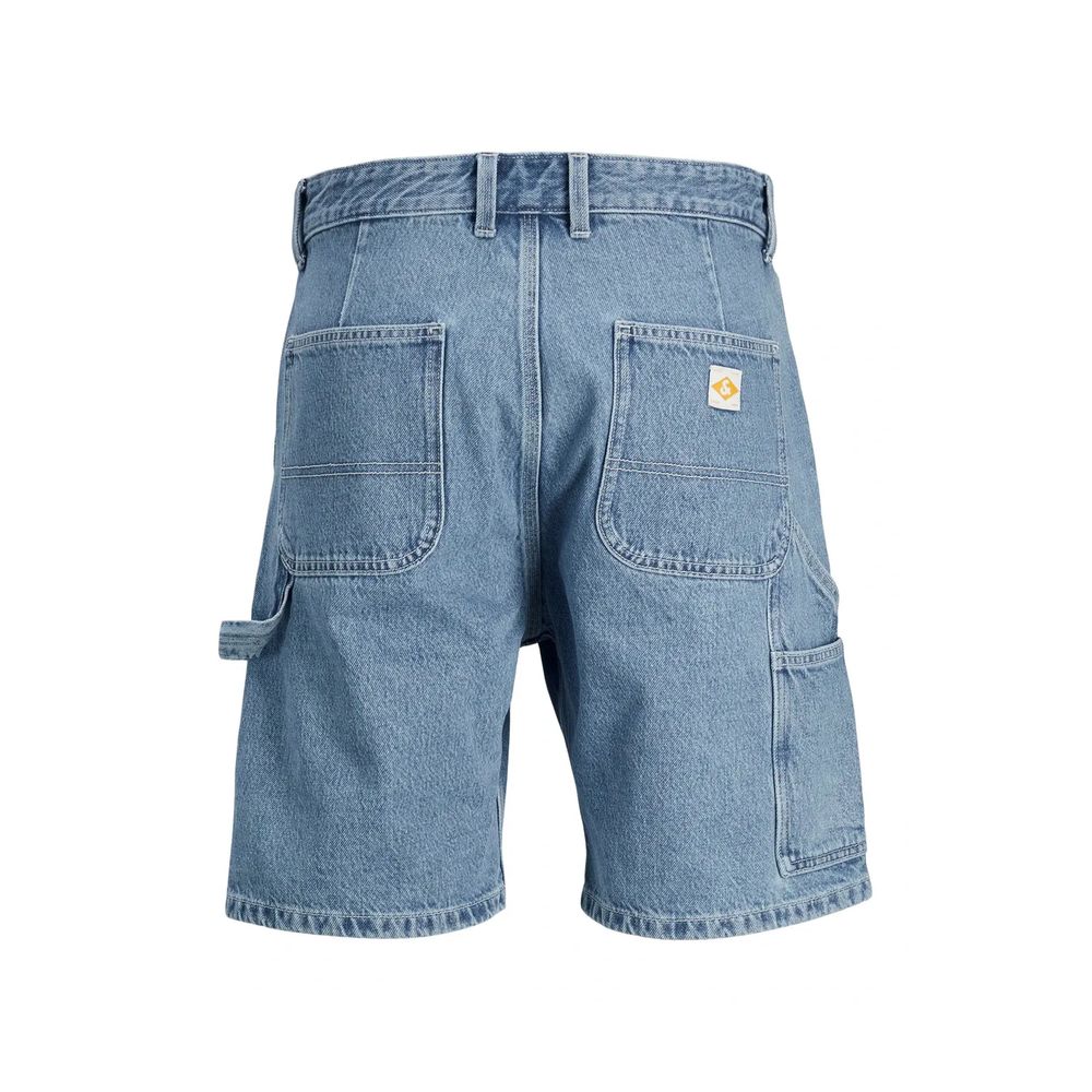 Jack Jones Light Blue Cotton Bermuda