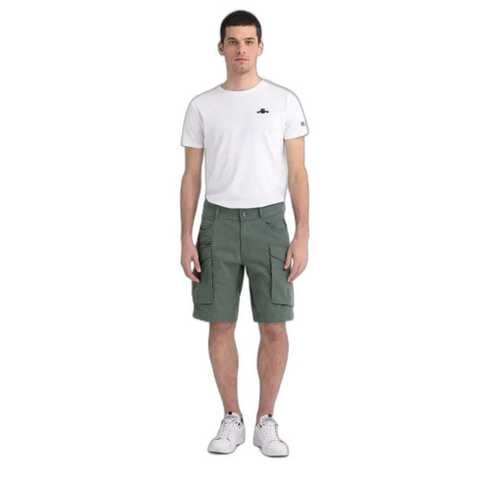 Replay Green Cotton Bermuda