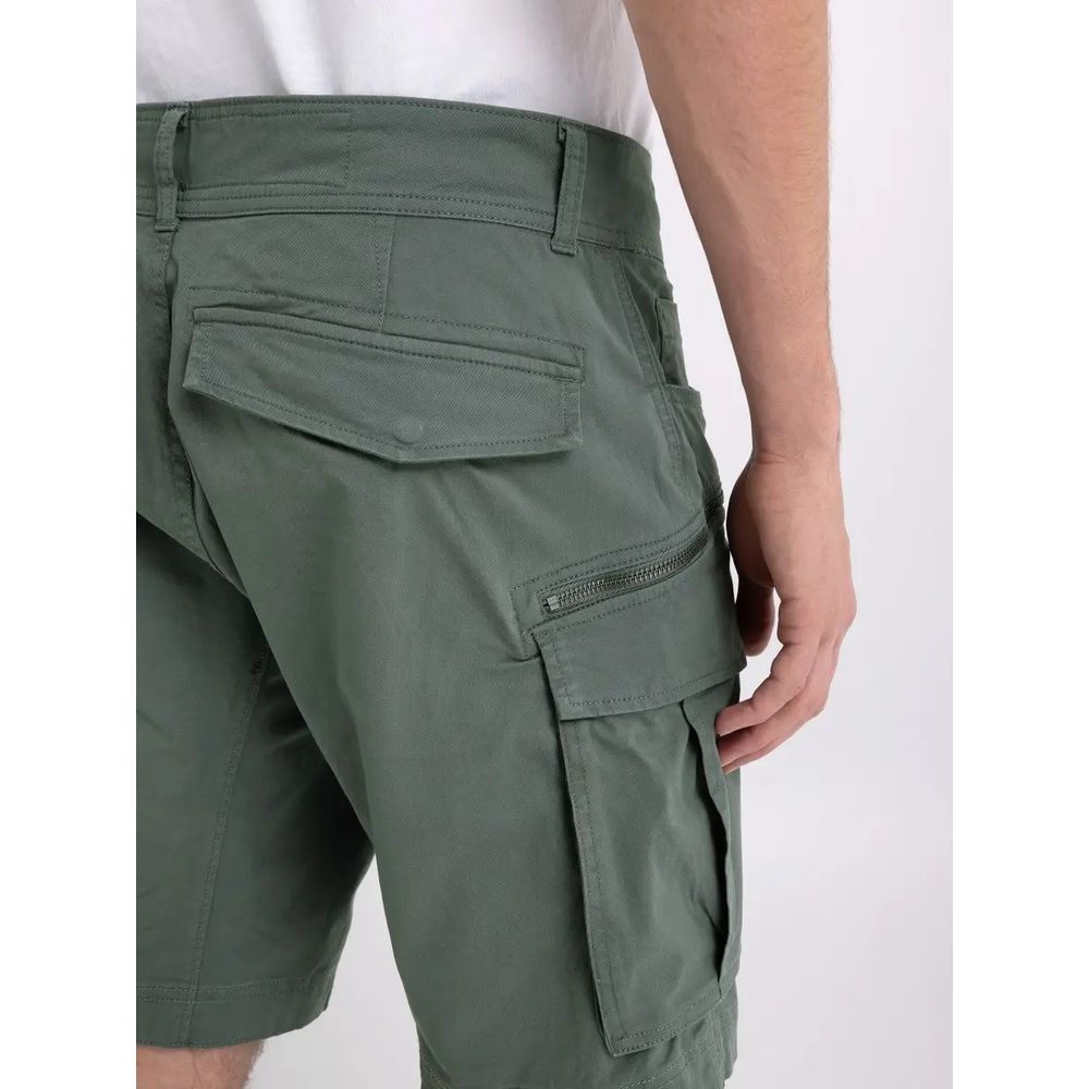 Replay Green Cotton Bermuda