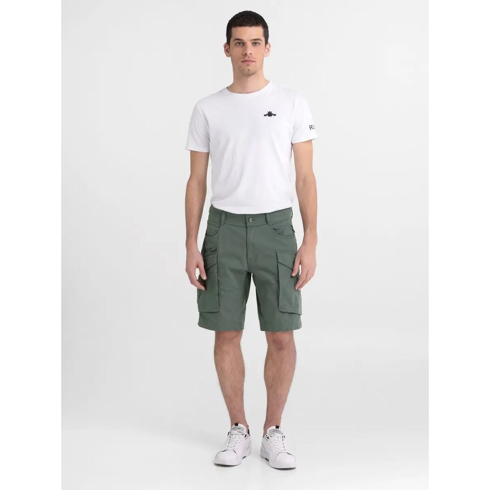 Replay Green Cotton Bermuda