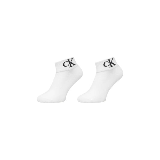 Calvin Klein Jeans White Cotton Sock
