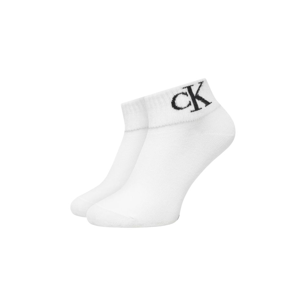 Calvin Klein Jeans White Cotton Sock