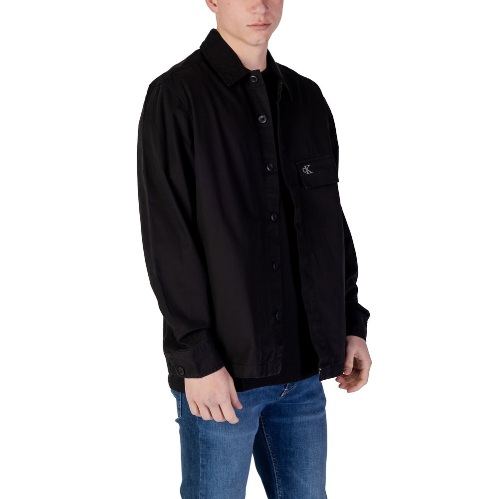 Calvin Klein Jeans Black Recycled Cotton Shirt