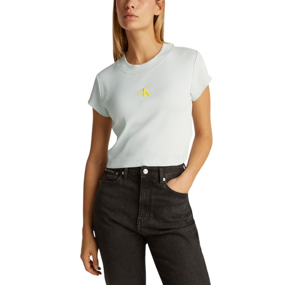 Calvin Klein Jeans Green Cotton T-Shirt