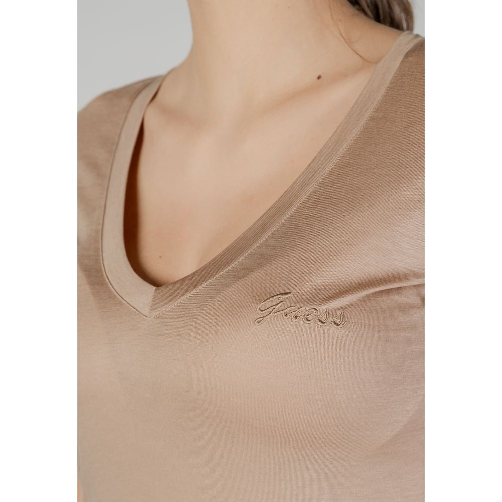 Guess Beige Lyocell T-Shirt