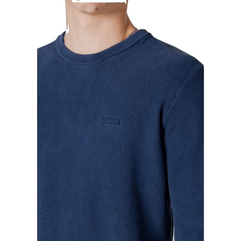 Guess Blue Cotton Sweater