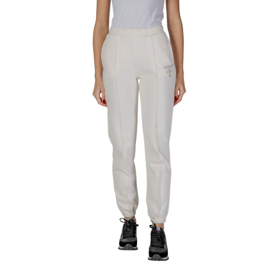Guess Active Cream Polyester Joggers Workout Pant