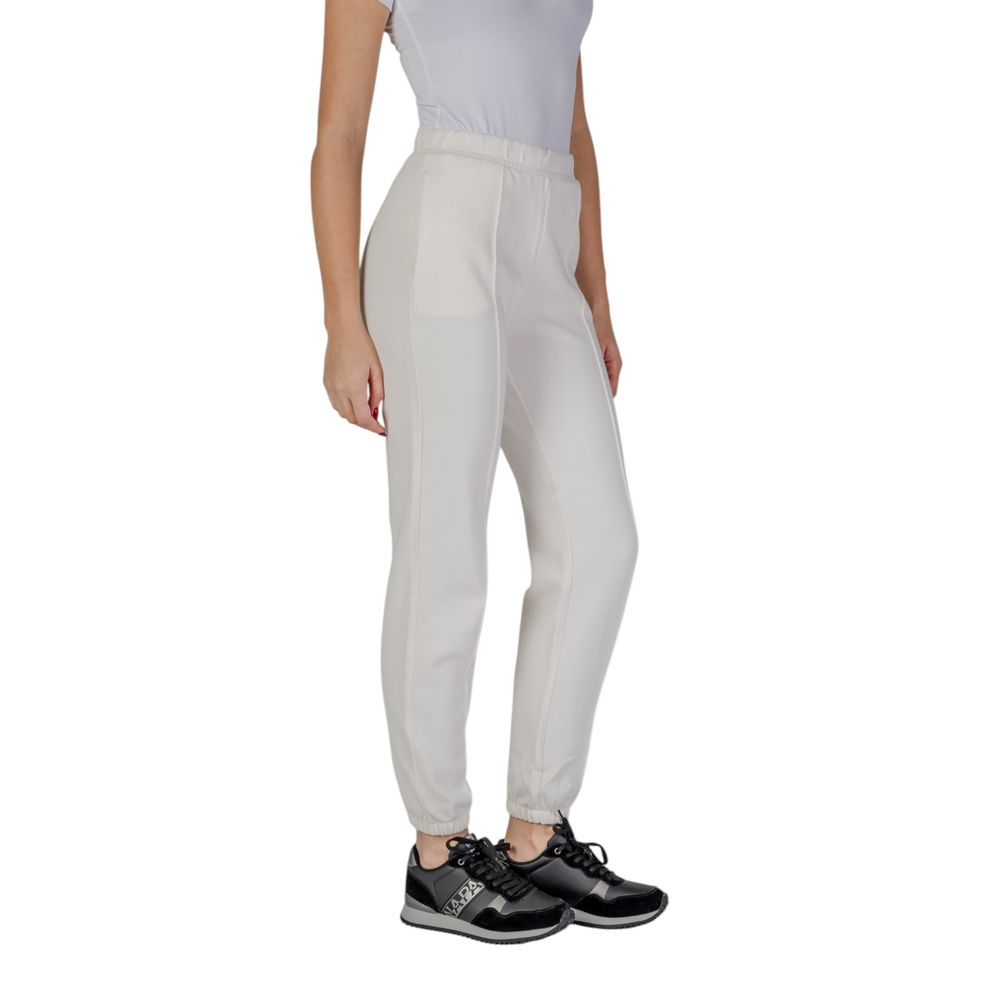 Guess Active Cream Polyester Joggers Workout Pant
