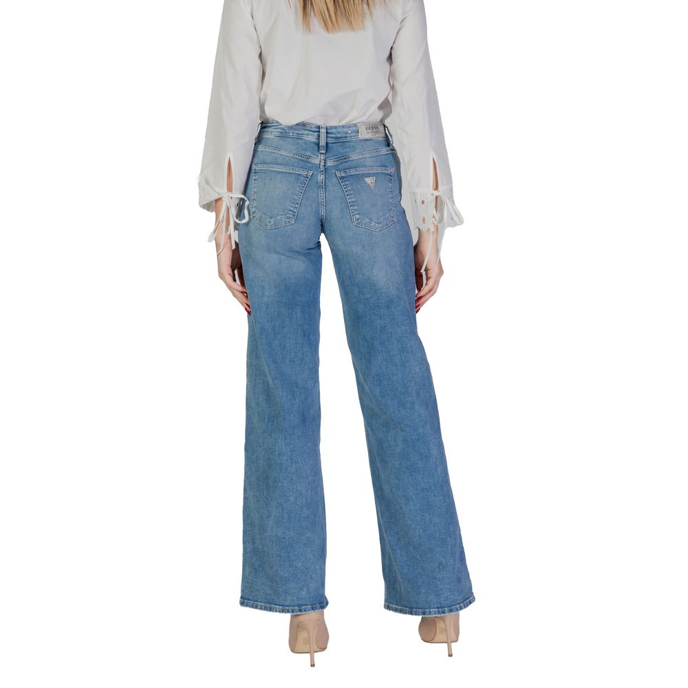 Guess Light Blue Cotton Bootcut Jean