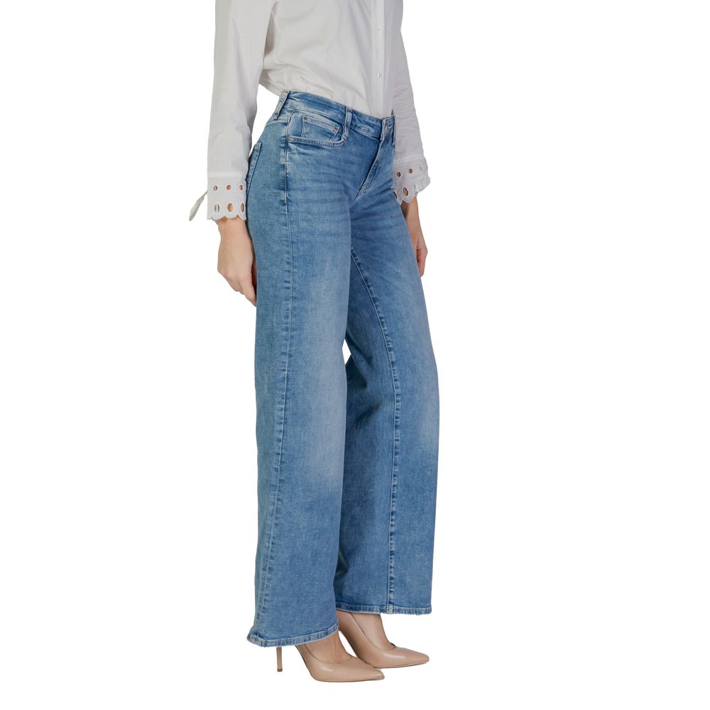 Guess Light Blue Cotton Bootcut Jean