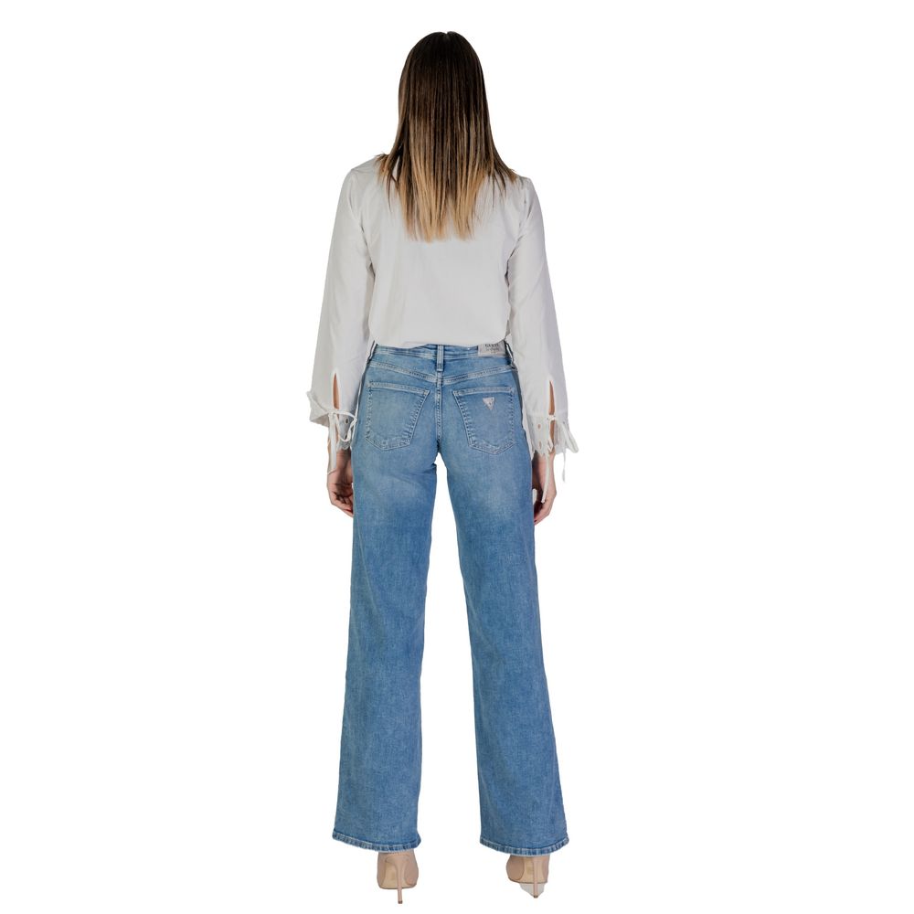 Guess Light Blue Cotton Bootcut Jean