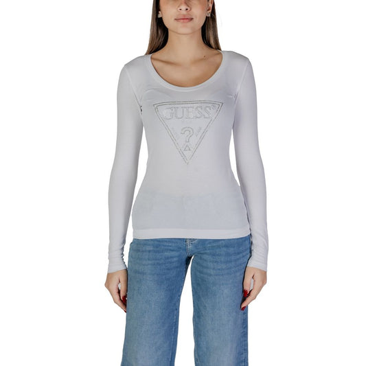 Guess White Cotton T-Shirt