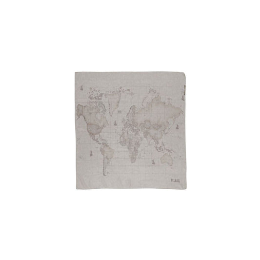 Alviero Martini Prima Classe Beige Polyester Scarf