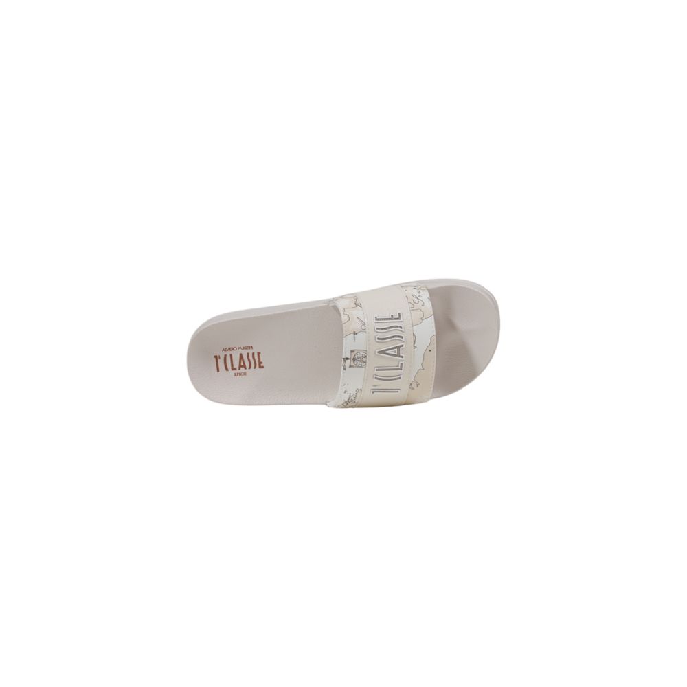 Alviero Martini Prima Classe White Polyethylene Slipper