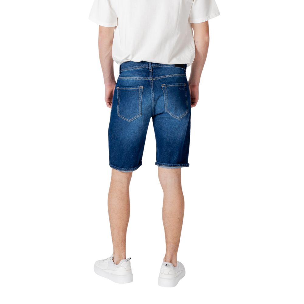 Antony Morato Blue Cotton Bermuda
