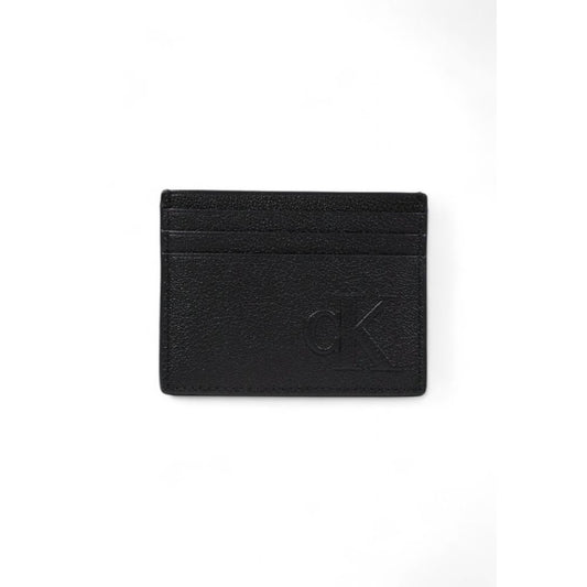 Calvin Klein Jeans Black Leather Cardholder