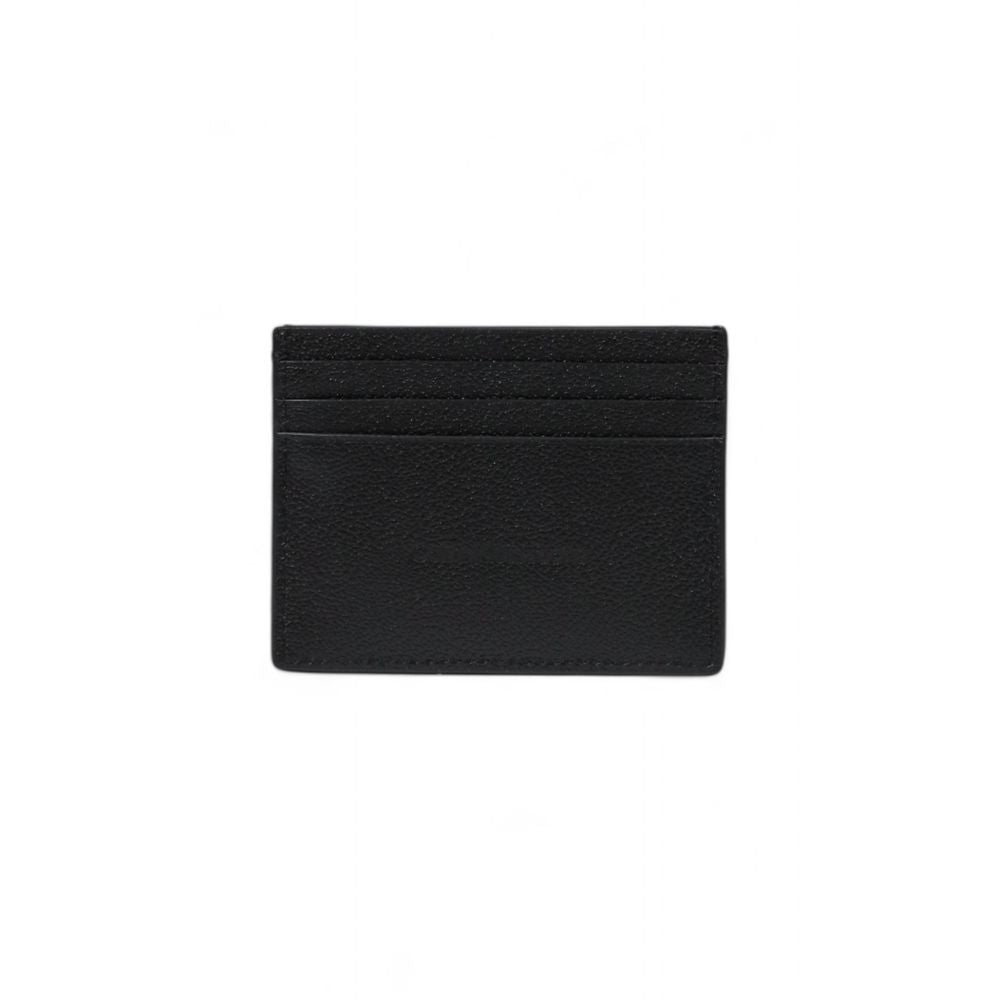 Calvin Klein Jeans Black Leather Cardholder