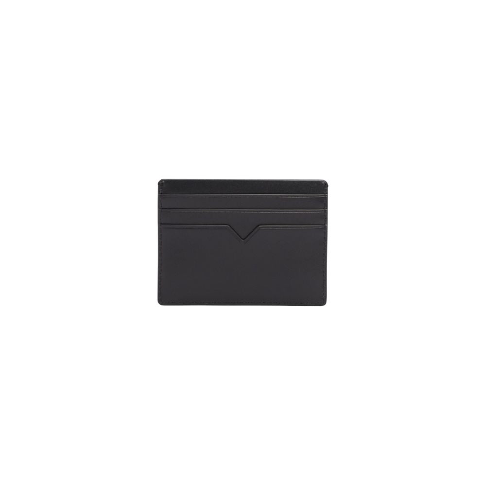 Tommy Hilfiger Black Leather Cardholder
