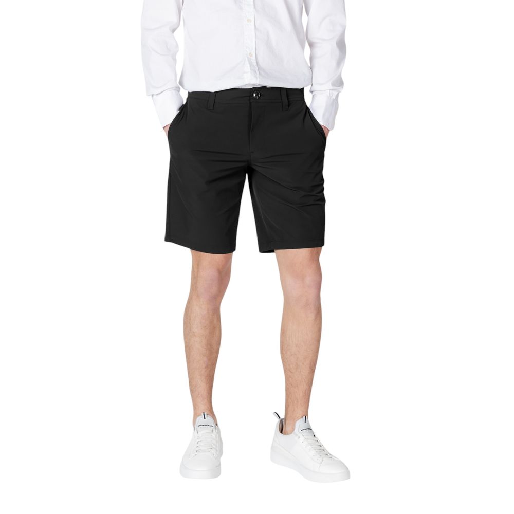 Armani Exchange Black Polyamide Bermuda