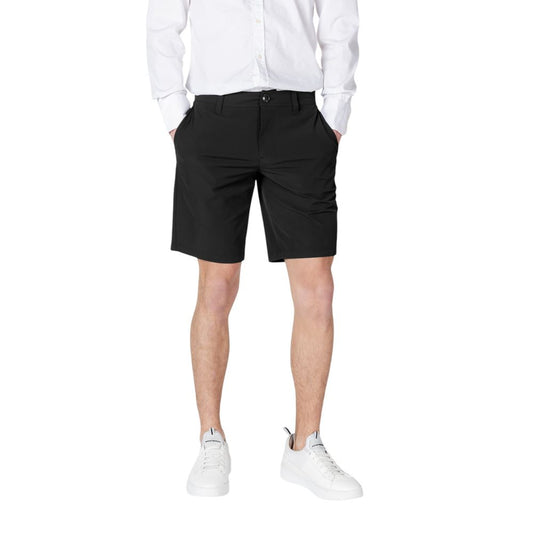 Armani Exchange Black Polyamide Bermuda