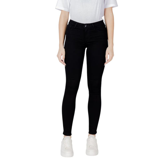 Armani Exchange Black Cotton Skinny Jean