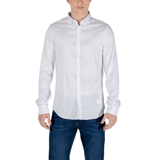 Armani Exchange White Lyocell Shirt