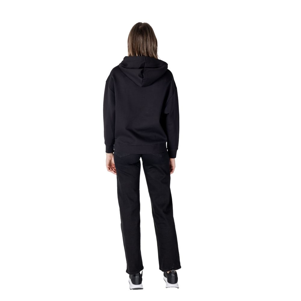 Armani Exchange Black Cotton Hoody