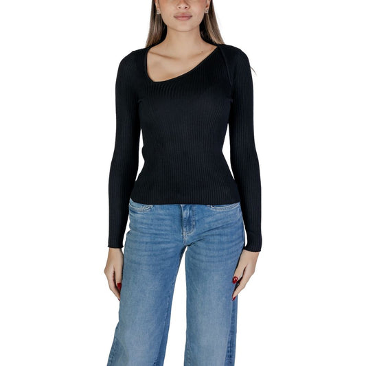 Vila Clothes Black Viscose Sportswear