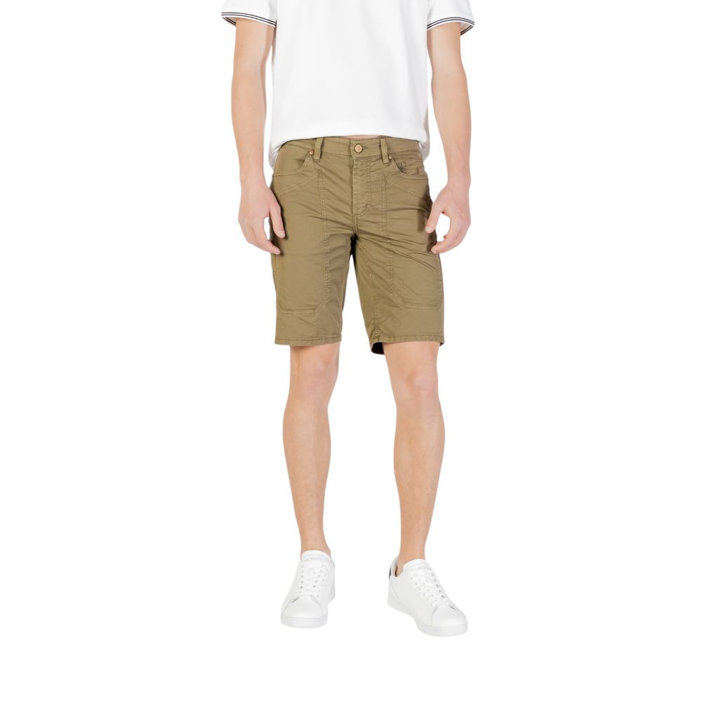 Jeckerson Green Cotton Bermuda