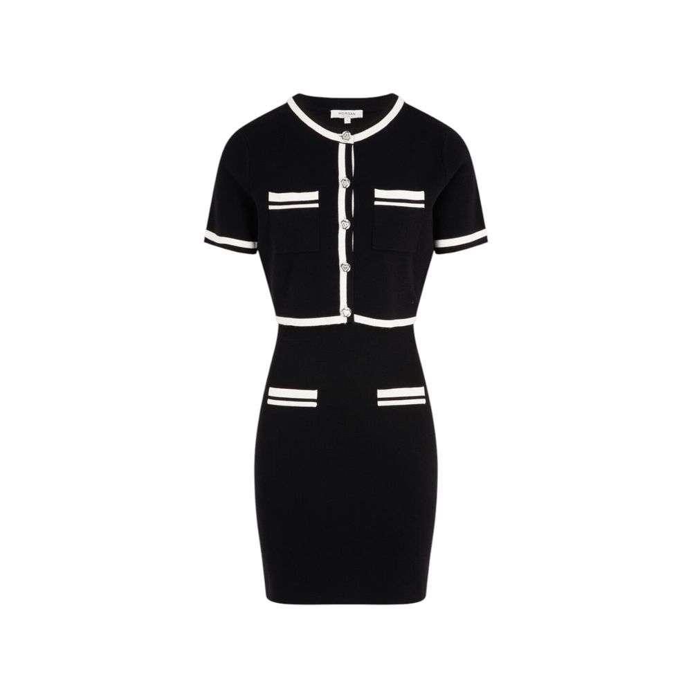 Morgan De Toi Black Viscose Short