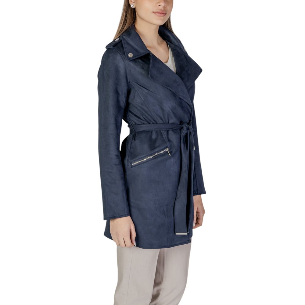 Morgan De Toi Blue Polyester Coat