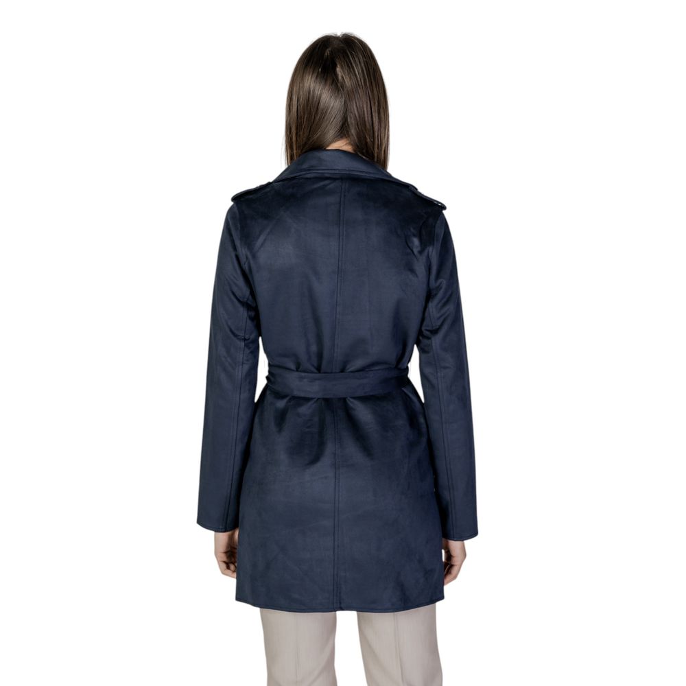Morgan De Toi Blue Polyester Coat