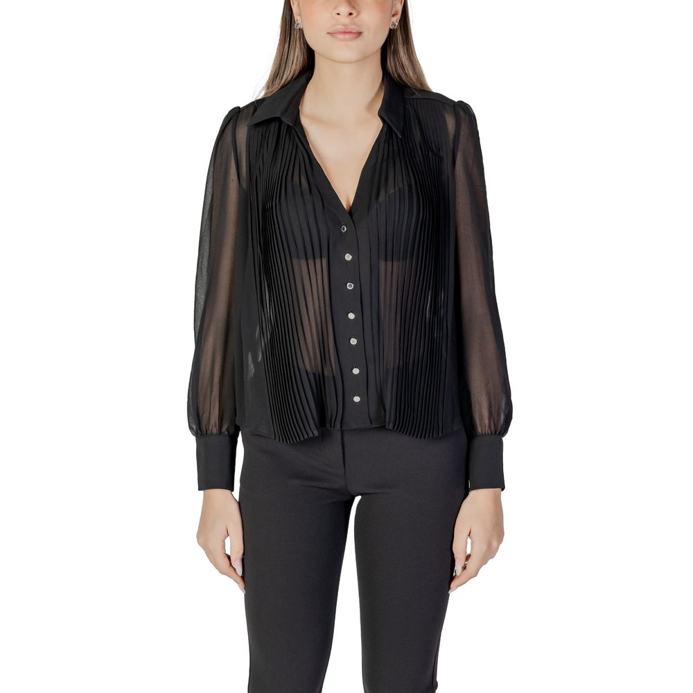Morgan De Toi Black Polyester Shirt