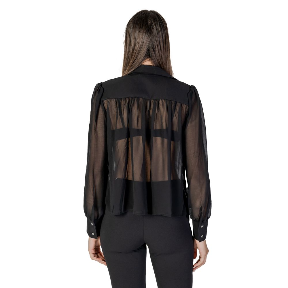 Morgan De Toi Black Polyester Shirt