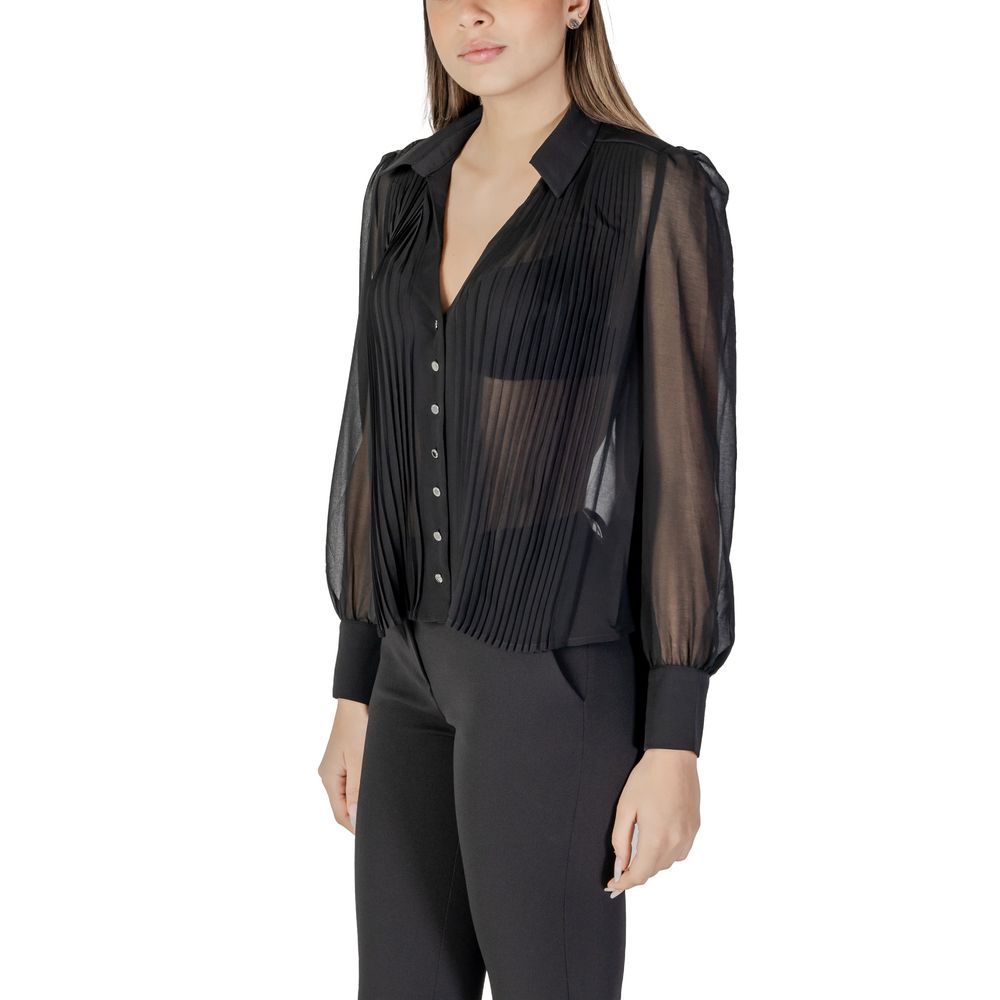 Morgan De Toi Black Polyester Shirt