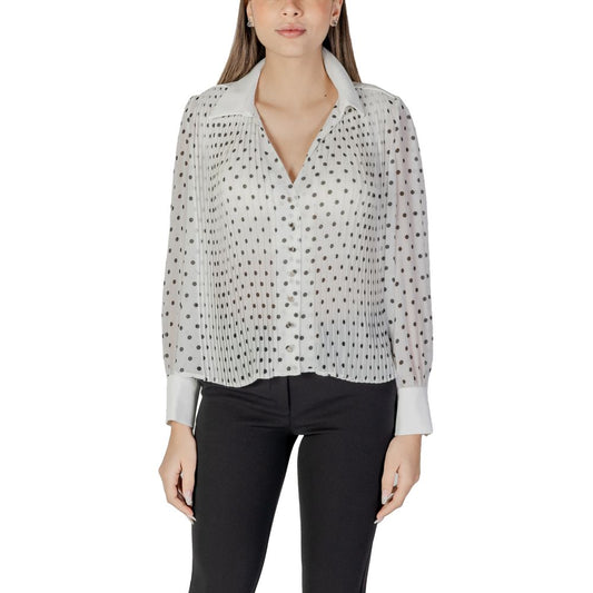 Morgan De Toi White Polyester Blouse