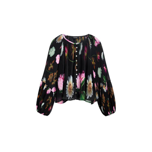 Desigual Black Polyester Blouse