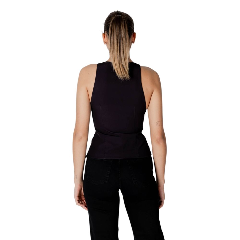 Desigual Black Polyester Top