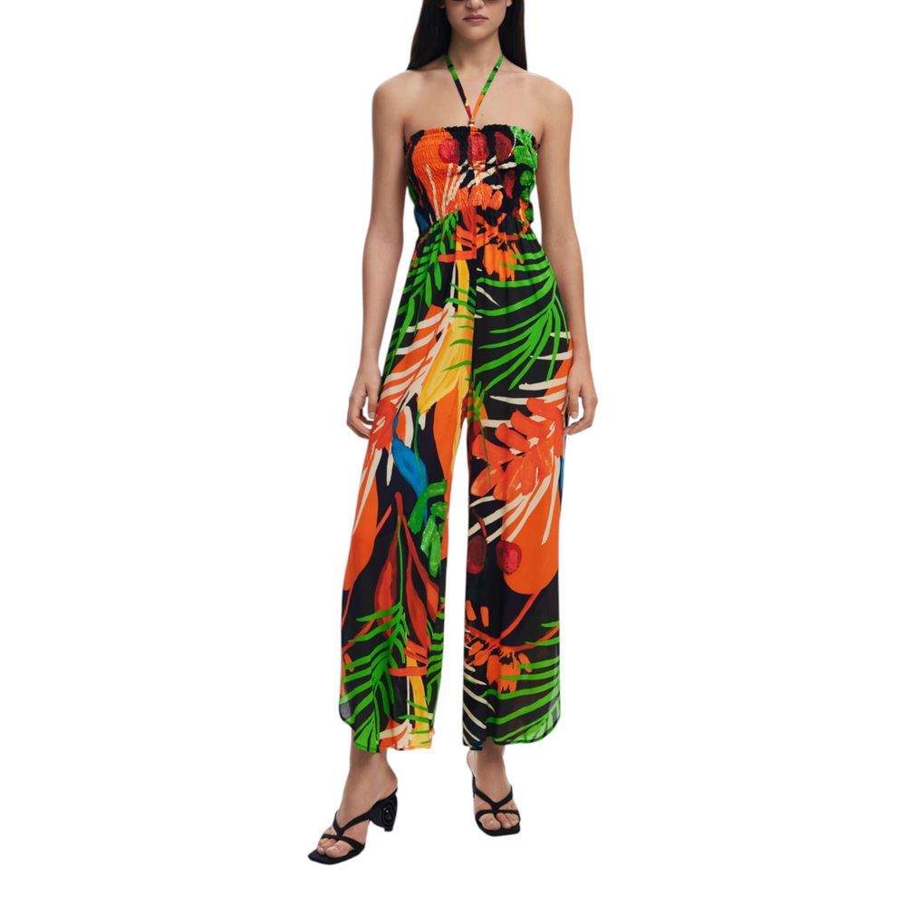 Desigual Black Viscose Jumpsuit
