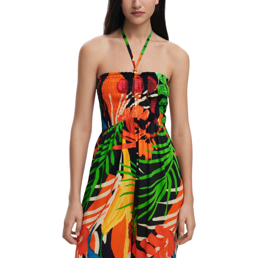 Desigual Black Viscose Jumpsuit