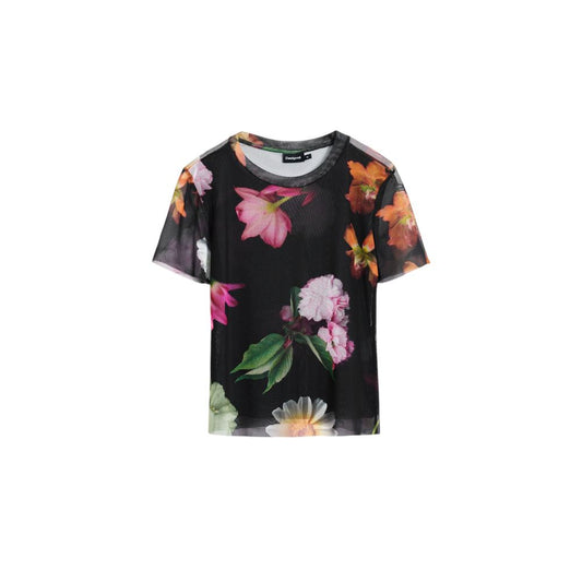 Desigual Black Polyester T-Shirt