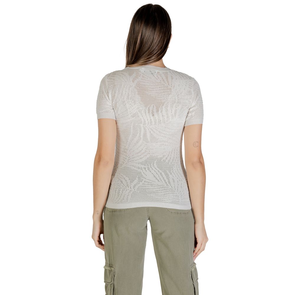 Desigual White Viscose T-Shirt
