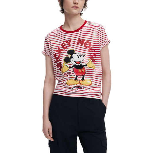 Desigual Red Cotton T-Shirt