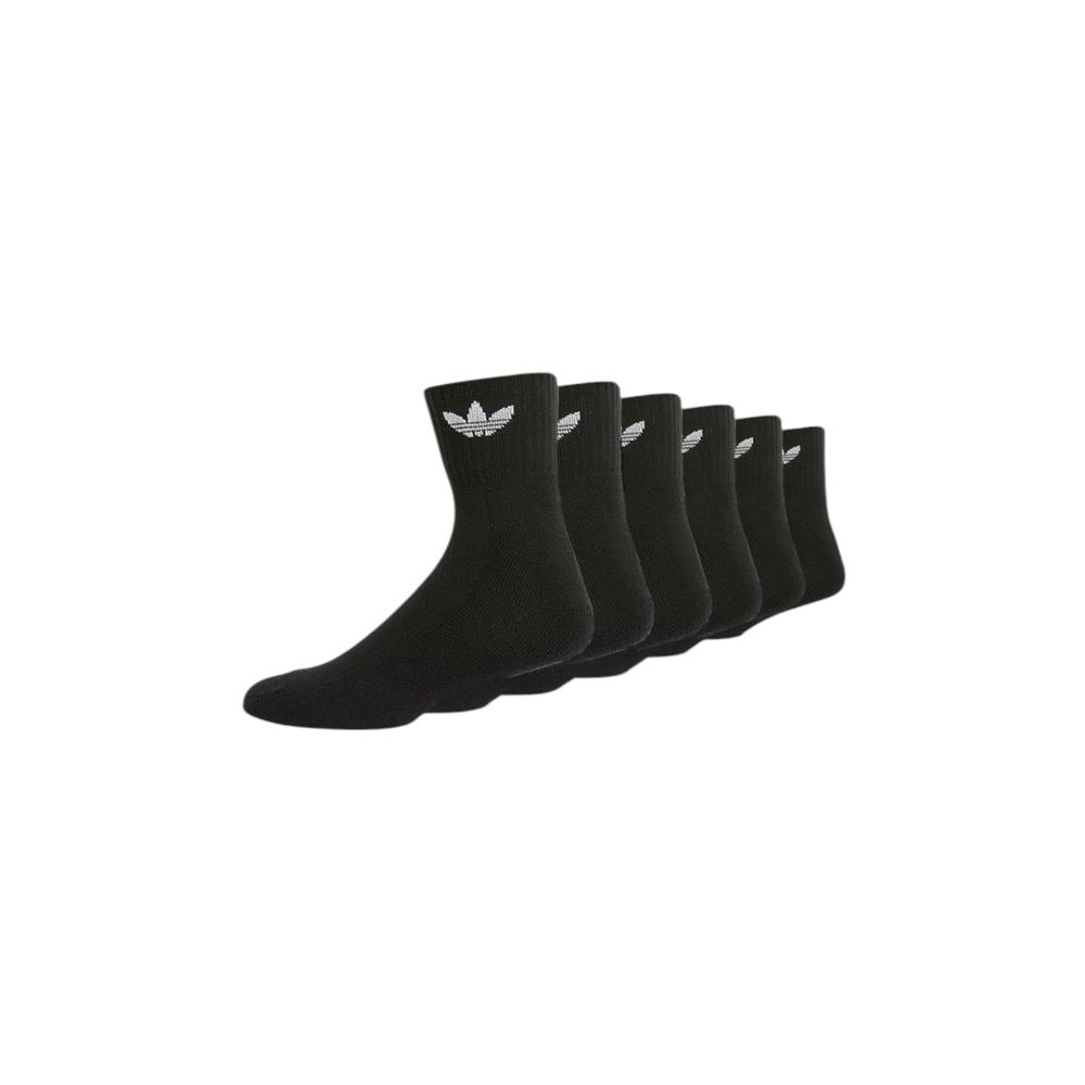 Adidas črna bombažna nogavica