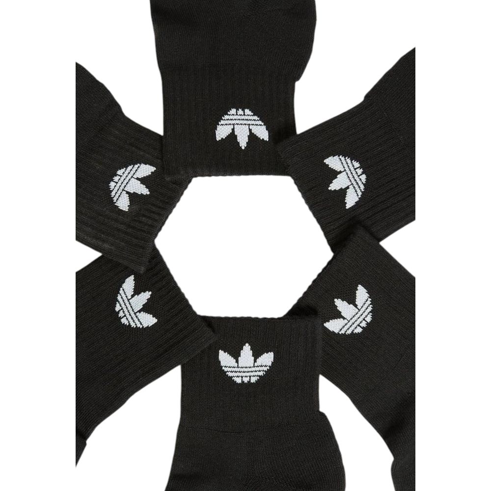Adidas črna bombažna nogavica