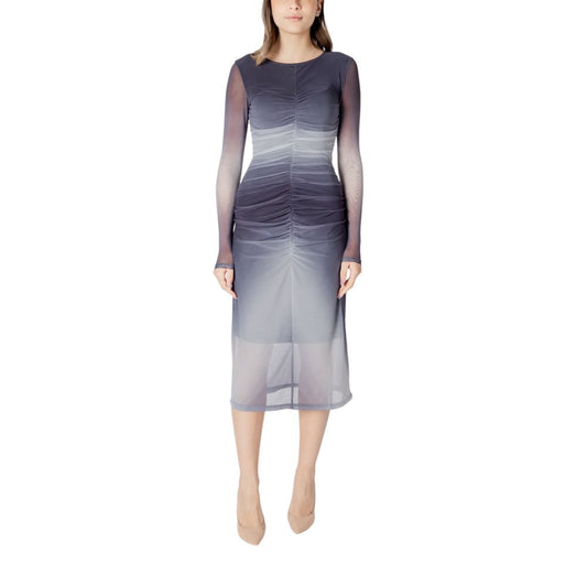 ICHI Gray Polyester Long