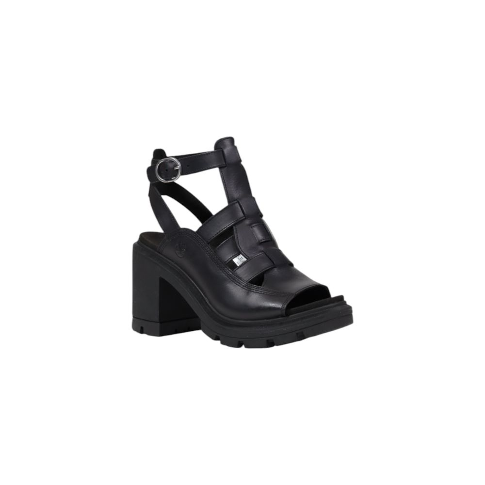 Timberland Black Leather Sandal