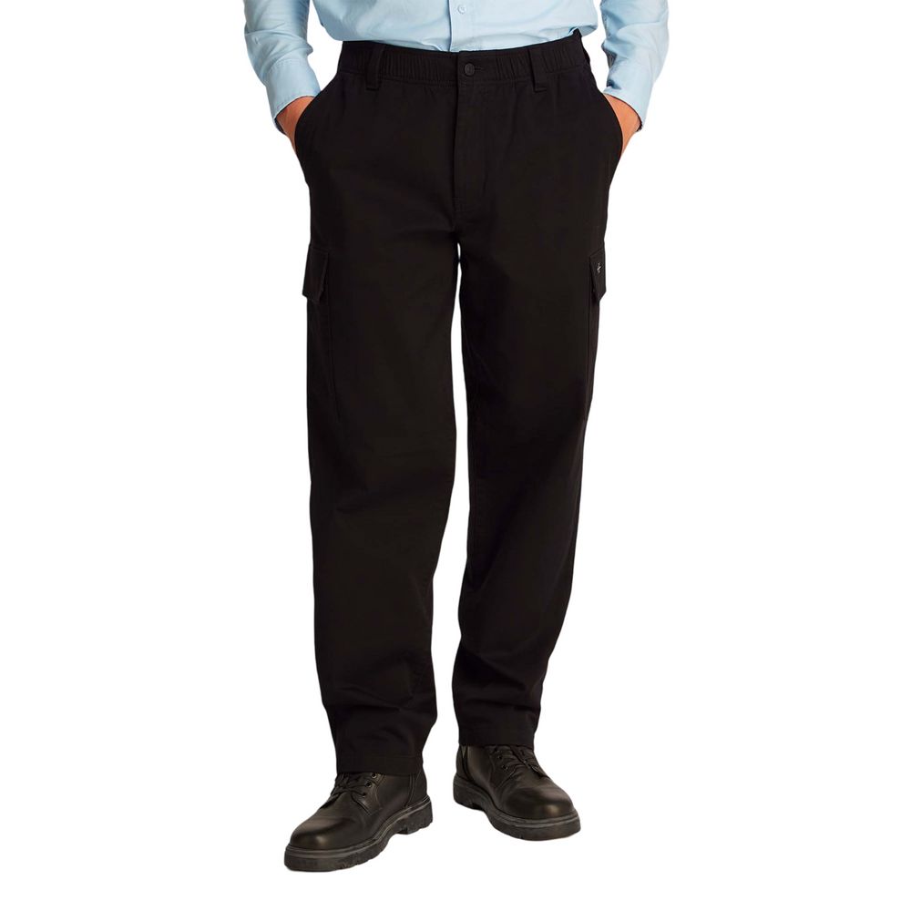 Calvin Klein Jeans Black Cotton Pant